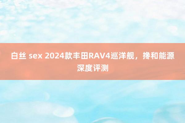 白丝 sex 2024款丰田RAV4巡洋舰，搀和能源深度评测