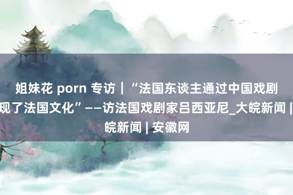 姐妹花 porn 专访｜“法国东谈主通过中国戏剧再行发现了法国文化”——访法国戏剧家吕西亚尼_大皖新闻 | 安徽网