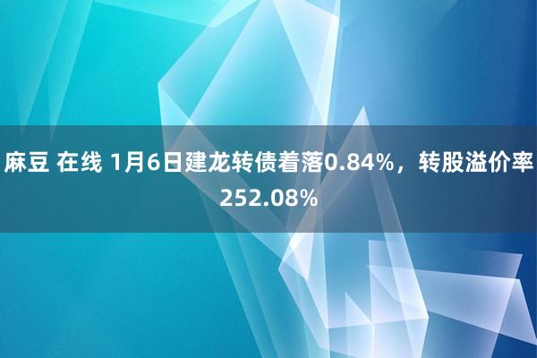 麻豆 在线 1月6日建龙转债着落0.84%，转股溢价率252.08%